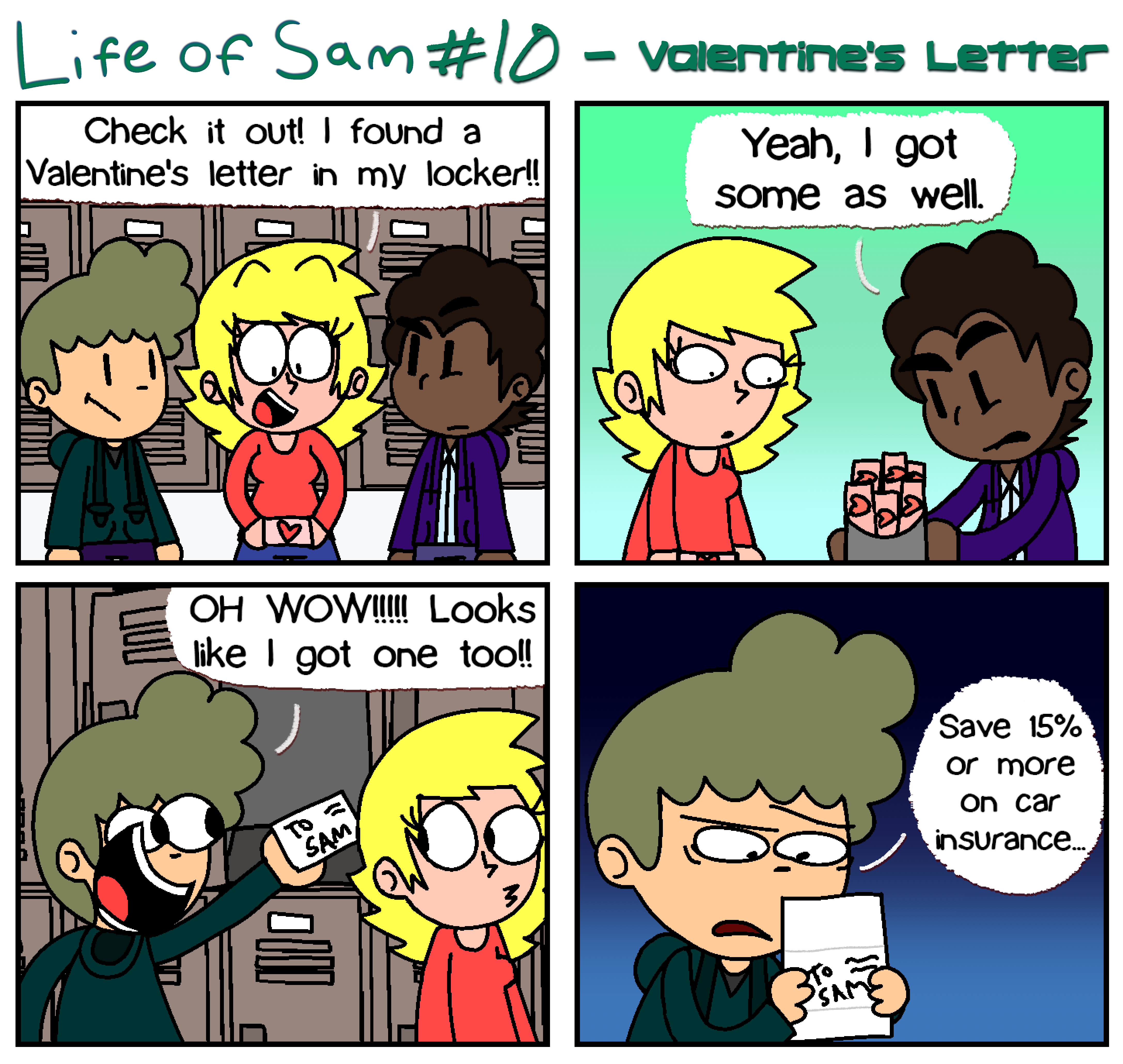 Comic #10 - Valentine's Letter