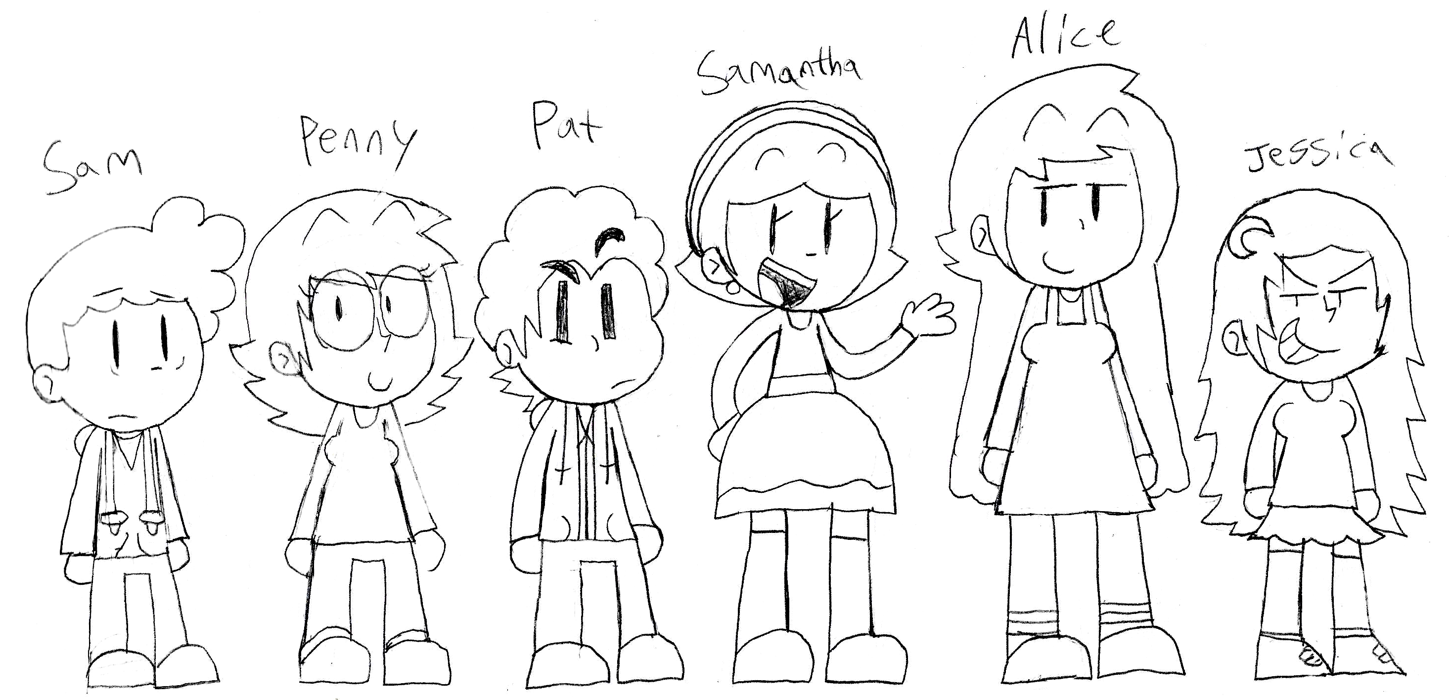 main characters